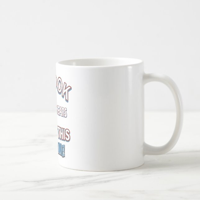 Mug conceptions d'anniversaire de 77 ans (Droite)