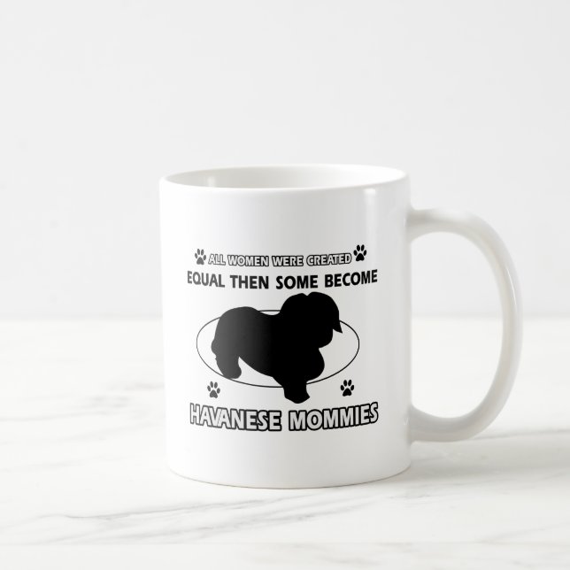 Mug Conceptions de chien de Havanese (Droite)