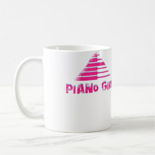 Mug Conceptions de fille de piano pour femmes pour les
