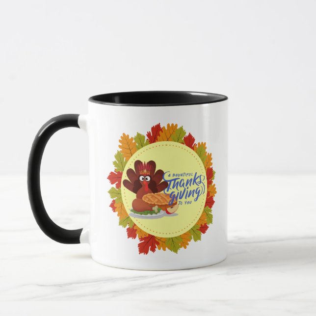 Mug Conceptions de la fête de Thanksgiving (Gauche)