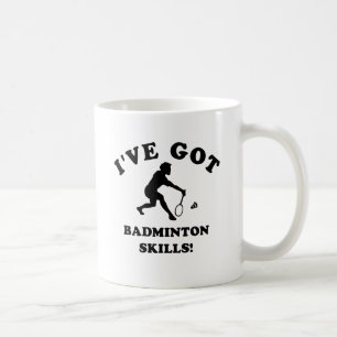 Mug conceptions fraîches de badminton