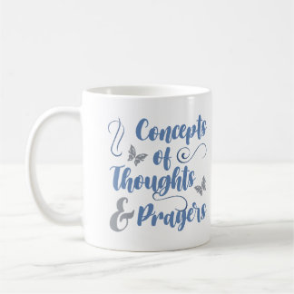Mug Concepts De Pensées Et De Prières