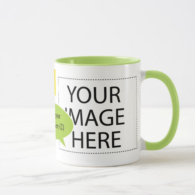 Mug Concevez vos propres bulles vocales personnalisées (Droite)