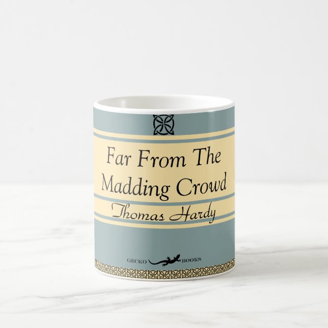 Mug Concevez votre propre rétro couverture de livre (Centre)