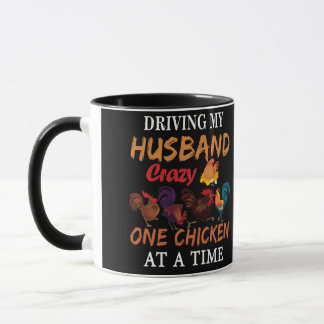 Mug Conduire Mon Mari Fou Un Pouce À La Fois