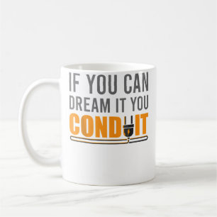 Mug Conduit de rêve I Électricien Technicien en électr