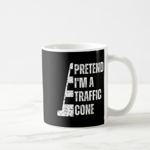 Mug Cône de signalisation prétendu drôle et paresseux