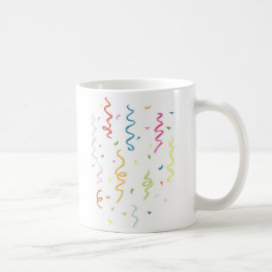 Mug Confetti et Streamers colorés