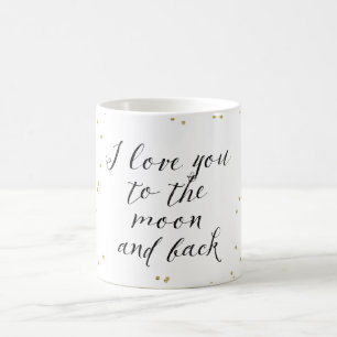 Mug Confetti or lune et dos