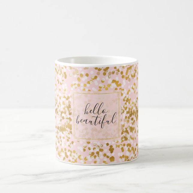 Mug Confetti rose or (Centre)