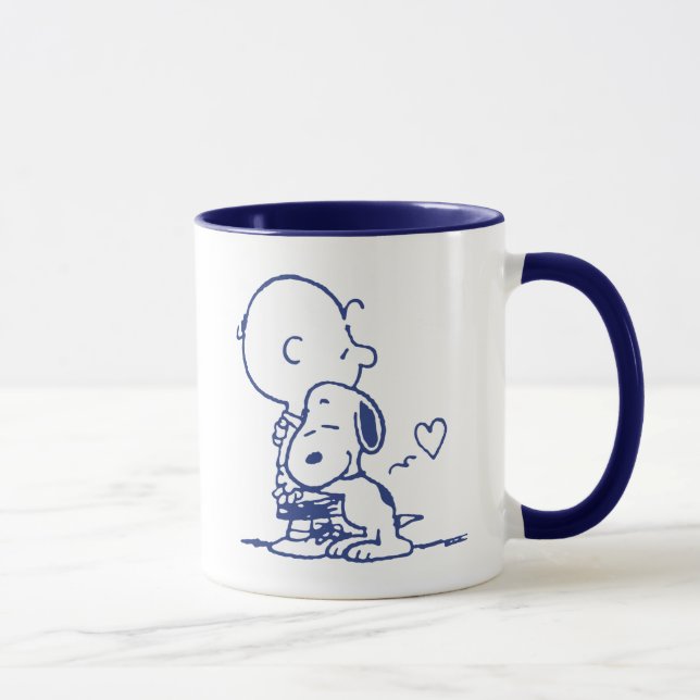 Mug Confort et sécurité | Charlie & Snoopy Hug (Droite)