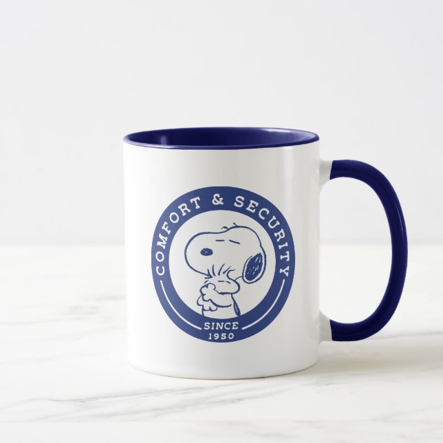 Mug Confort et sécurité | Snoopy & Woodstock Hug (Droite)