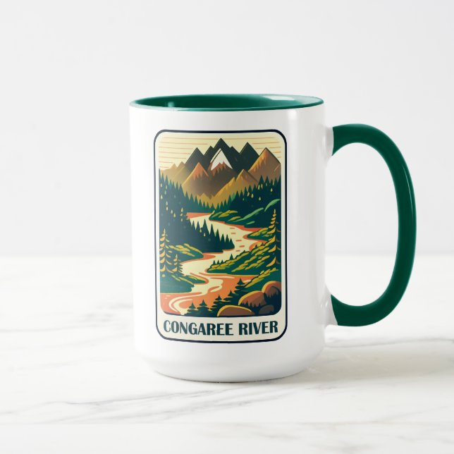 Mug Congaree River Caroline du Sud Couleurs (Droite)