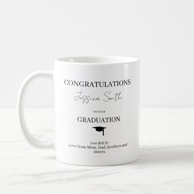 Mug Congratulations Graduate on your Graduation (Gauche)