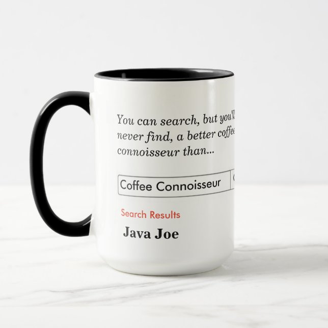 Mug Connaisseur du café (Gauche)