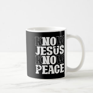 Mug Connaître Jésus Connaître Paix Religion Dieu Églis