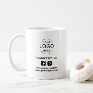 Mug Connectez-vous avec nous Social Media Marketing Vo