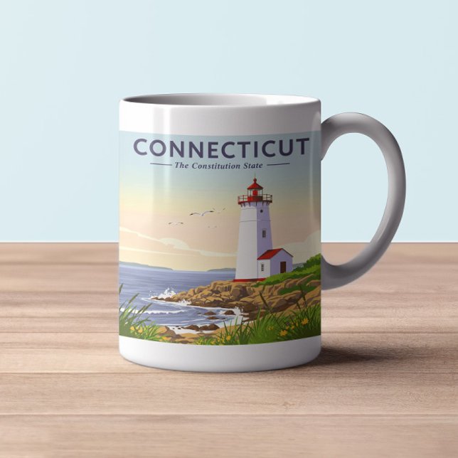 Mug Connecticut vintage (Créateur téléchargé)