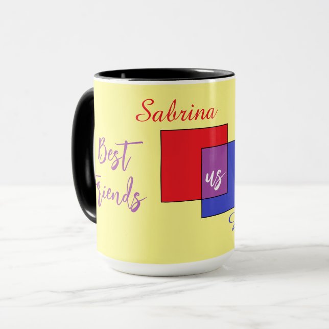 Mug Connexion d'amitié (Devant gauche)