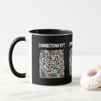 Mug Connexions Tendances NYT Design Noir