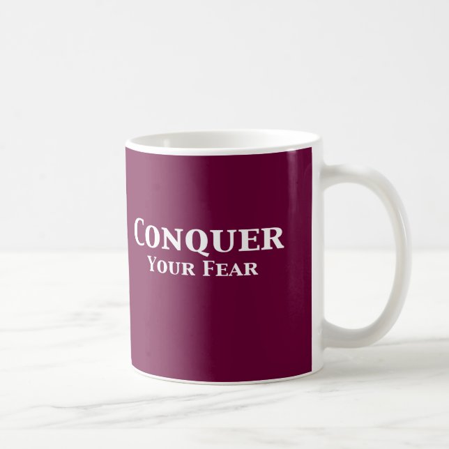 Mug Conquérez vos cadeaux de crainte (Droite)