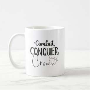 Mug Conquérir, Couronne - Gym Hustle de succès Motivat