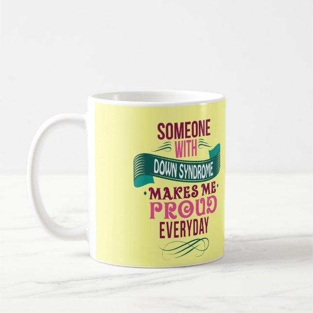 Mug Conscience de syndrome de Down (Gauche)