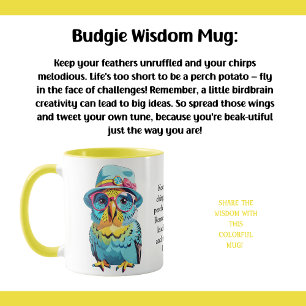 Mug Conseil Amusant D'Un Budgie