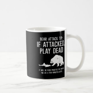 Mug Conseil drôle d'attaque d'ours de camping Randonné