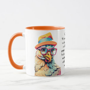 Mug Conseil Drôle D'Un Poulet