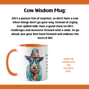 Mug Conseil Drôle D'Une Vache