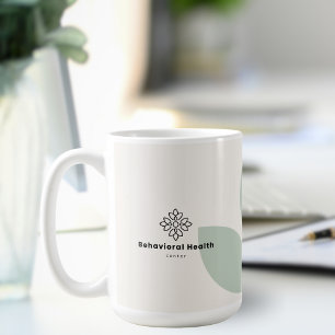 Mug Conseiller en santé comportementale crème feuille 