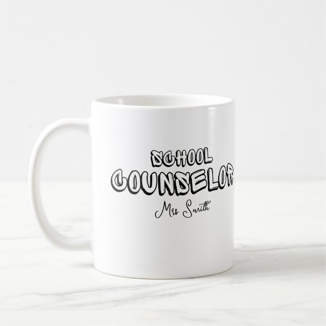 Mug Conseiller scolaire personnalisé (Gauche)