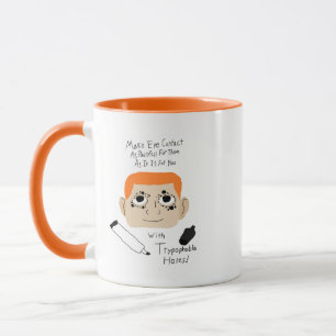 Mug Conseils Autistiques Drôles sur l'Évitement du Con