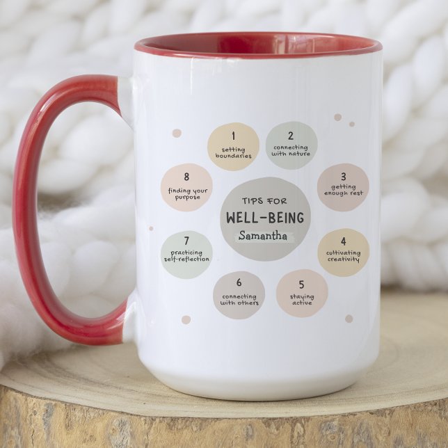 Mug Conseils De Bien-Être Citation Motivationnelle Aut (Créateur téléchargé)
