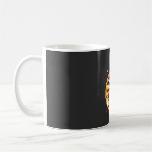 Mug Conserver calme et manger pizza : Conception parfa