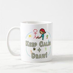 Mug Conserver le calme et le trait