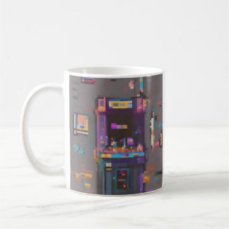 Mug Console de cartouche d'art pixel de salon de jeu r