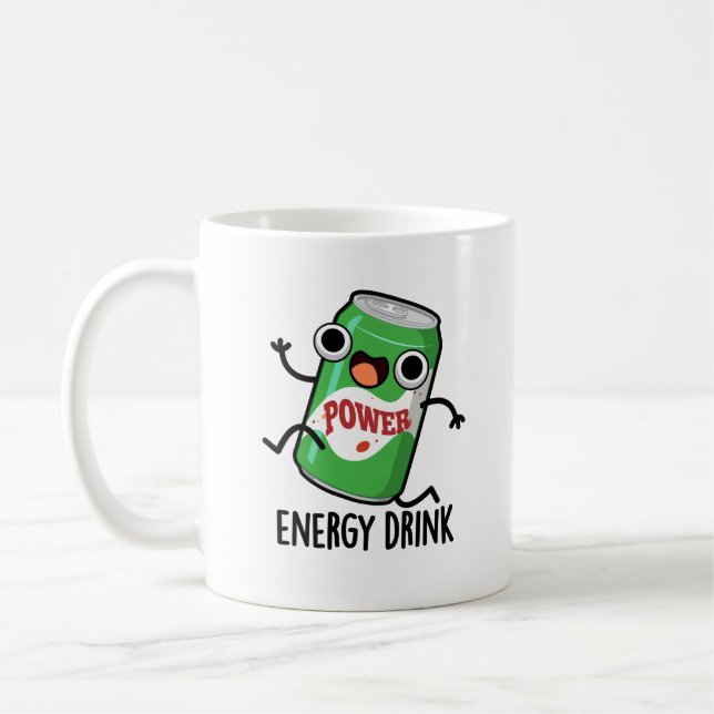 Mug Consommation d'énergie amusant Énergétique Drink P (Gauche)