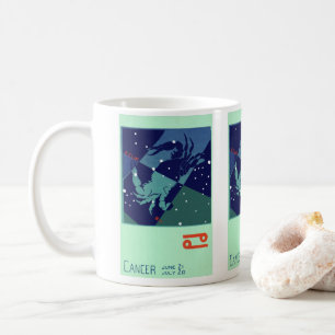 Mug Constellation du crabe du Cancer Zodiaque Astrolog