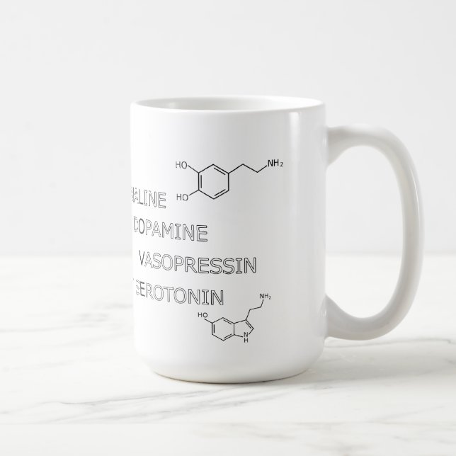 Mug Constitution chimique Geeky de la Science de (Droite)
