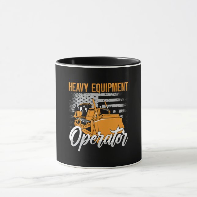 Mug Construction d'un opérateur d'équipement lourd Bul (Centre)