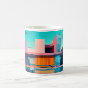 Mug Construction En Style Pop Art