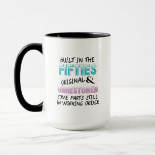 Mug Construit dans les années cinquante original et no