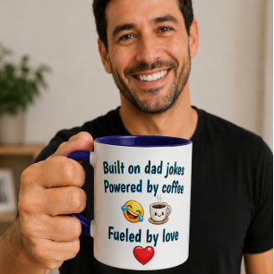 Mug Construit sur les blagues de papa