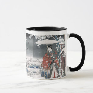 Mug Conte de Genji Toyokuni Hiroshige Art japonais