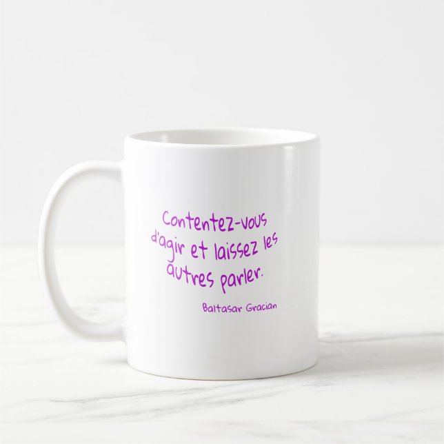 Mug Contentez, bitte. Kaffeetasse (Links)