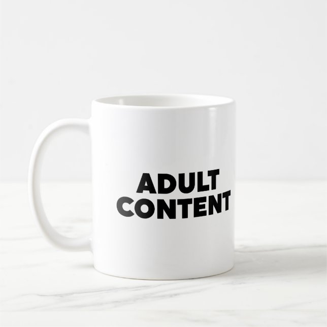 Mug Contenu adulte (Gauche)
