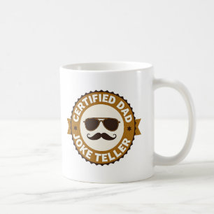 Mug Conteur de blagues de papa certifié Funny Fête des