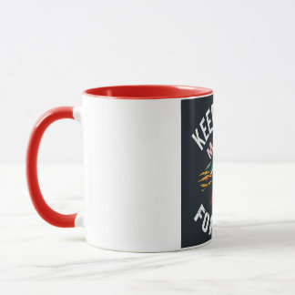 Mug Continuer à aller de l'avant dans la boue d'inspir